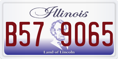 IL license plate B579065