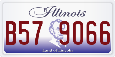 IL license plate B579066