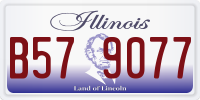 IL license plate B579077