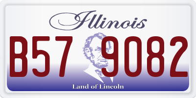 IL license plate B579082