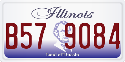 IL license plate B579084