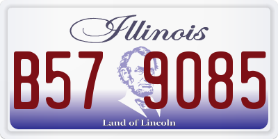 IL license plate B579085