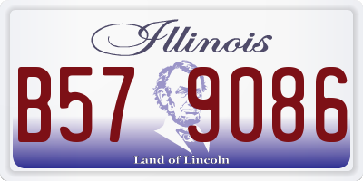 IL license plate B579086