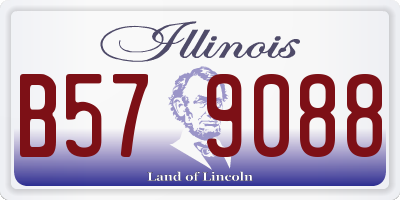IL license plate B579088