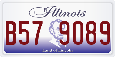 IL license plate B579089