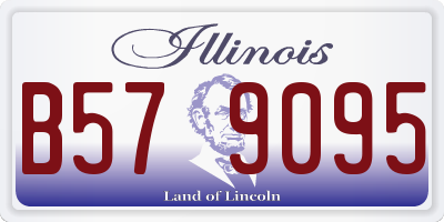 IL license plate B579095