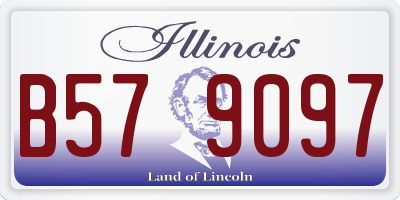 IL license plate B579097