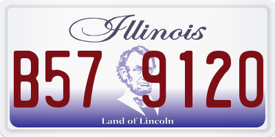 IL license plate B579120