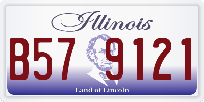 IL license plate B579121