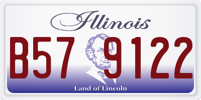IL license plate B579122