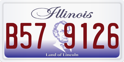 IL license plate B579126