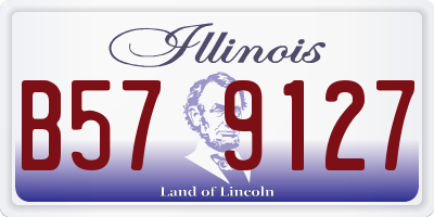 IL license plate B579127
