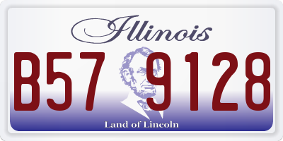 IL license plate B579128
