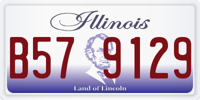 IL license plate B579129