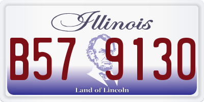 IL license plate B579130