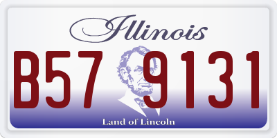 IL license plate B579131
