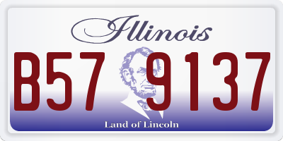 IL license plate B579137
