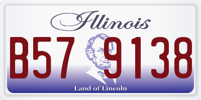 IL license plate B579138
