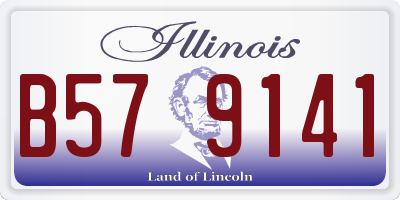 IL license plate B579141