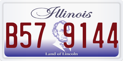IL license plate B579144