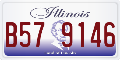 IL license plate B579146