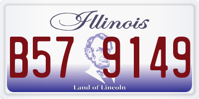 IL license plate B579149