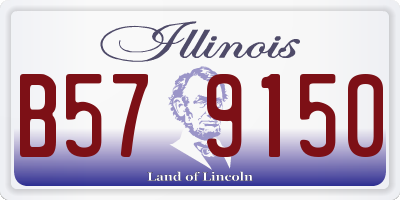 IL license plate B579150