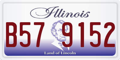 IL license plate B579152
