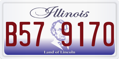 IL license plate B579170