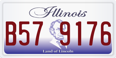 IL license plate B579176