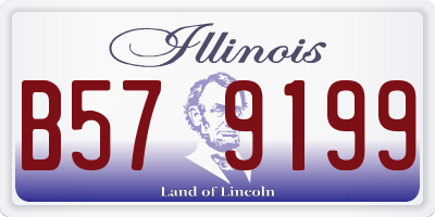 IL license plate B579199