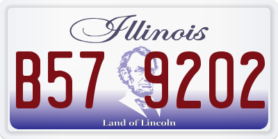 IL license plate B579202
