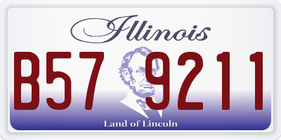 IL license plate B579211