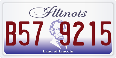 IL license plate B579215