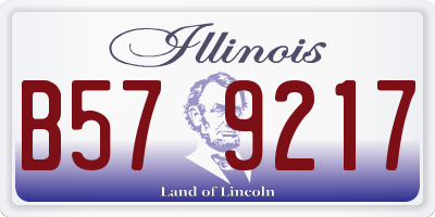 IL license plate B579217