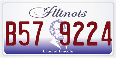 IL license plate B579224