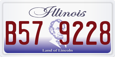 IL license plate B579228
