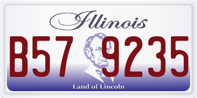 IL license plate B579235