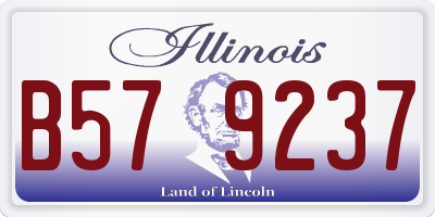 IL license plate B579237