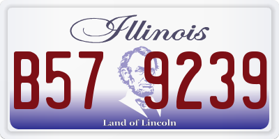 IL license plate B579239