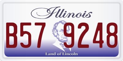 IL license plate B579248