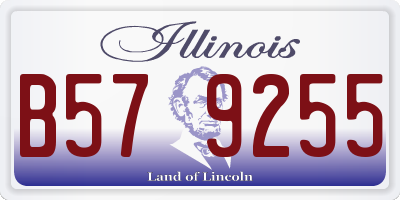 IL license plate B579255