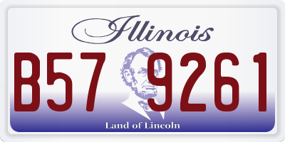 IL license plate B579261