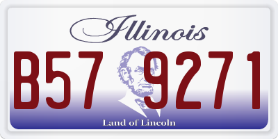 IL license plate B579271