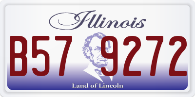 IL license plate B579272