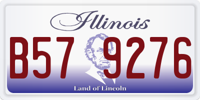 IL license plate B579276