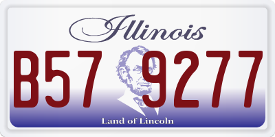 IL license plate B579277