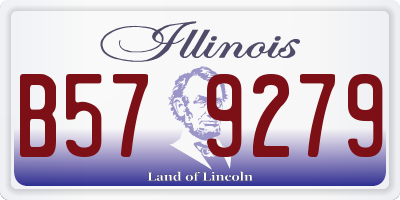 IL license plate B579279