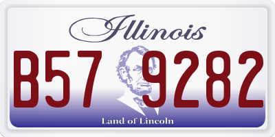 IL license plate B579282
