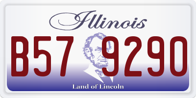 IL license plate B579290